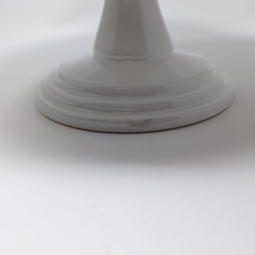 Temp-tations Woodland Ceramic Pedestal Cake Stand with Dome Glass Lid White - Picture 6 of 10
